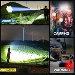 LED XHP160مصباح يدوي