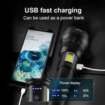 LED XHP160مصباح يدوي