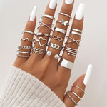 خاتم نسائي بتصميم بانك